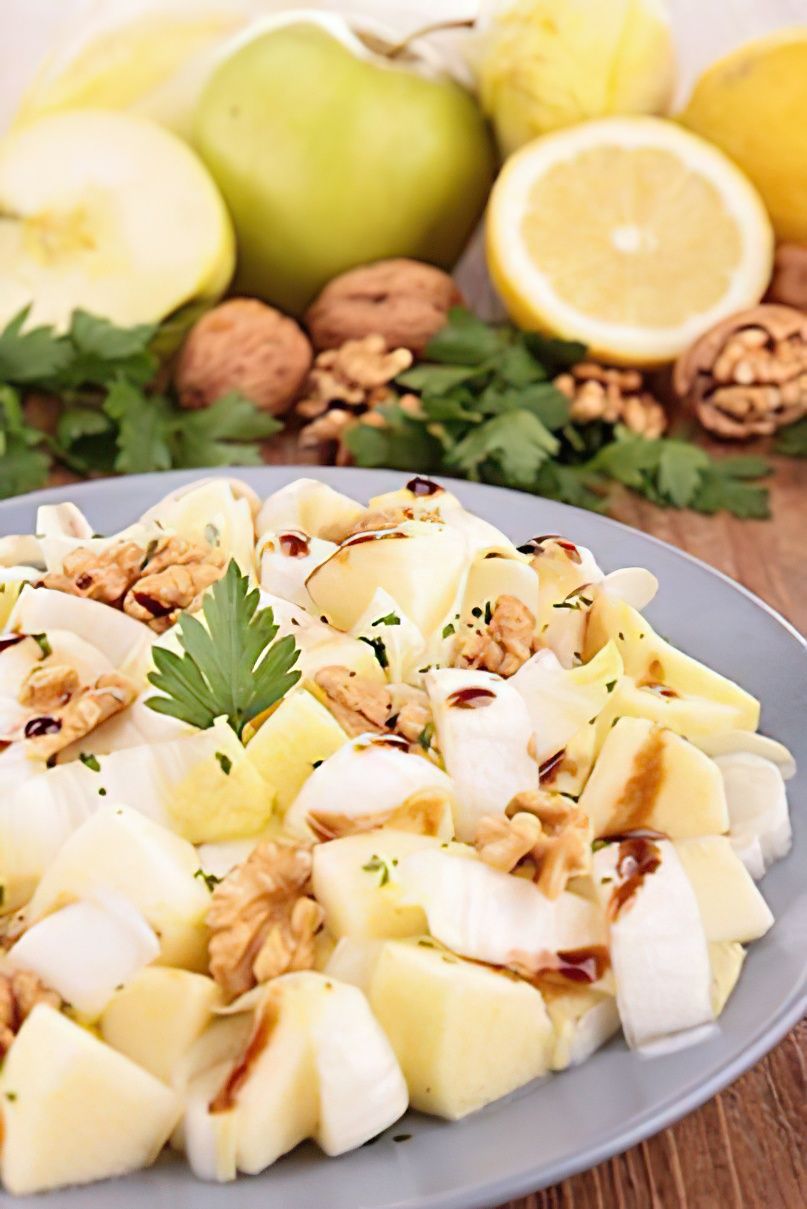 Salade d'endives aux pommes