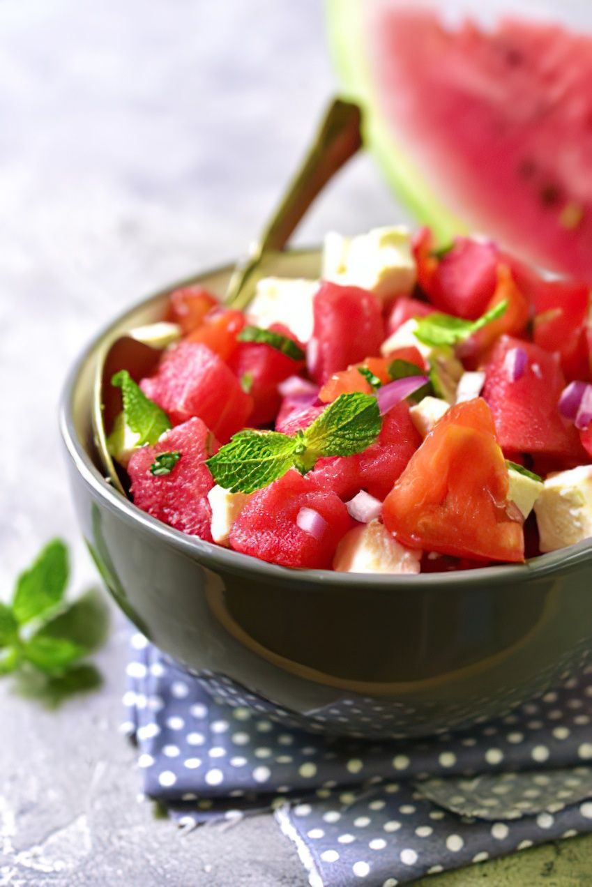 Salade de pastèque et féta