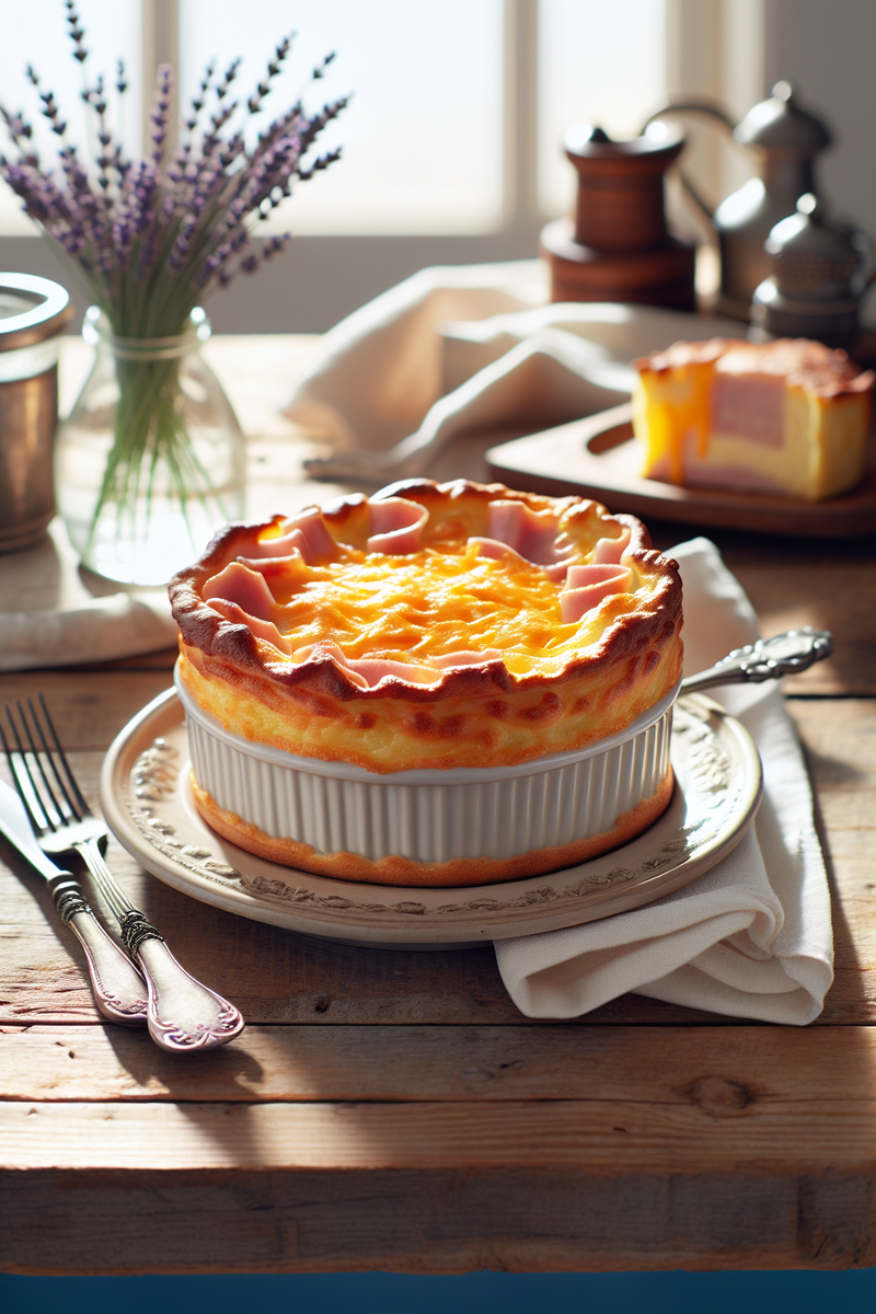 Soufflé au jambon
