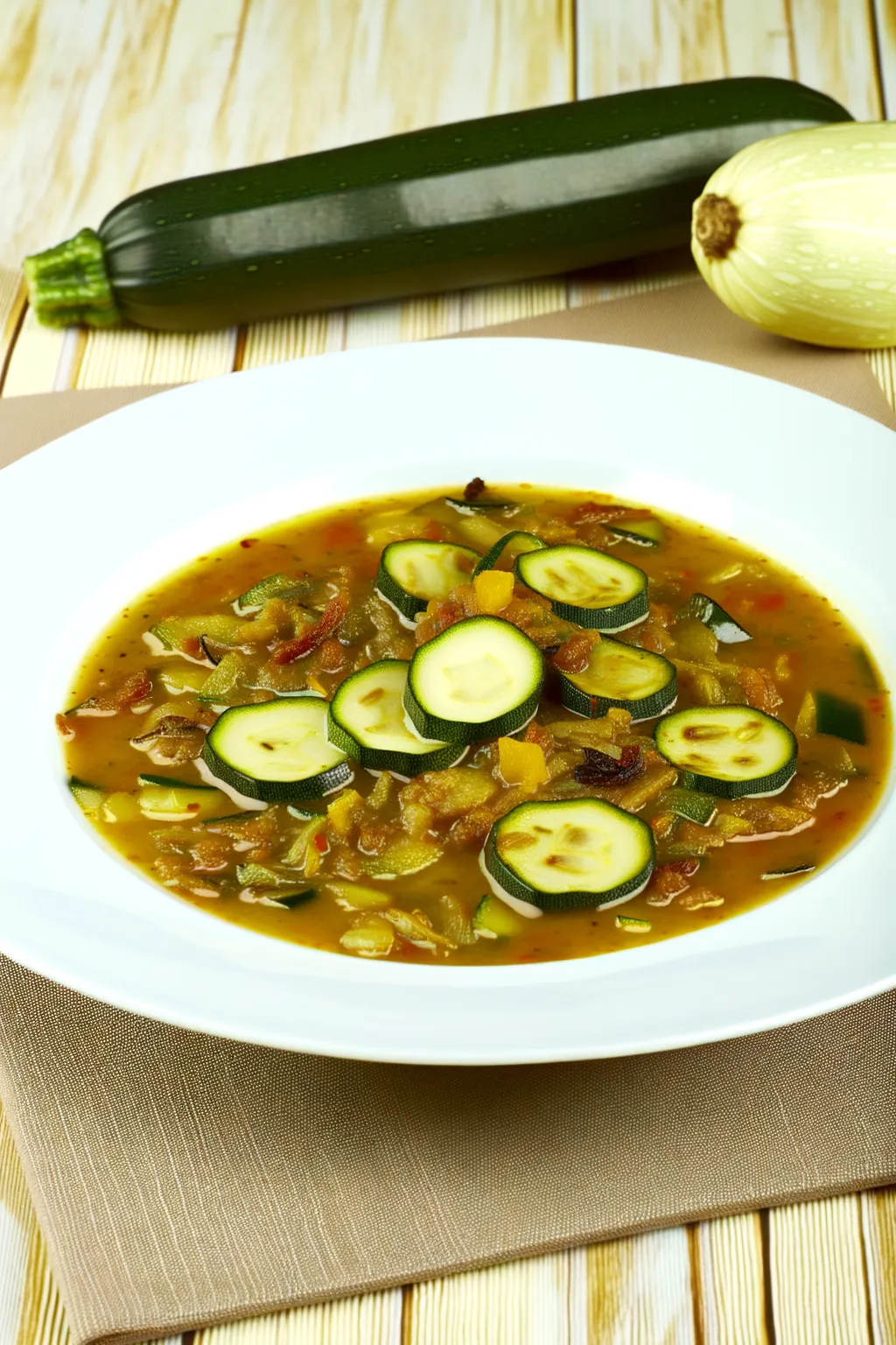 Soupe courgettes curry