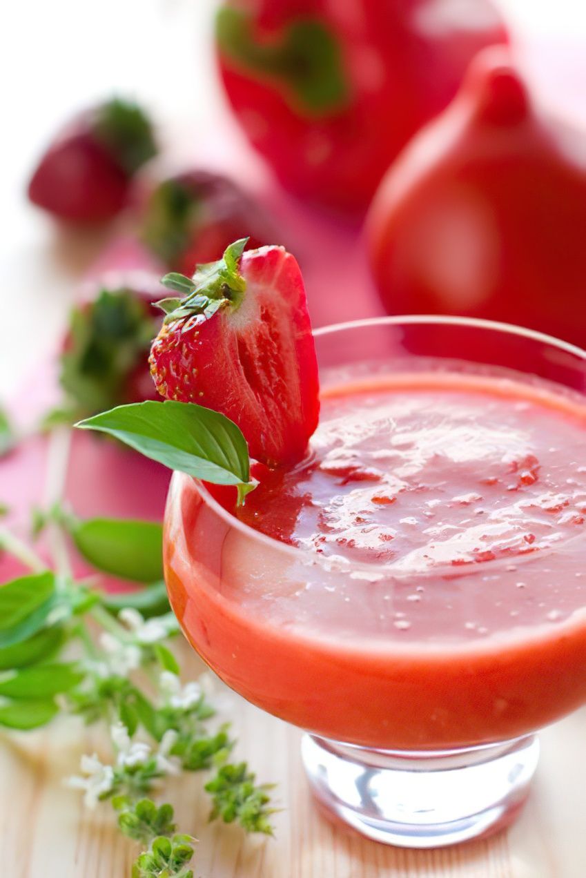 Soupe de fraises