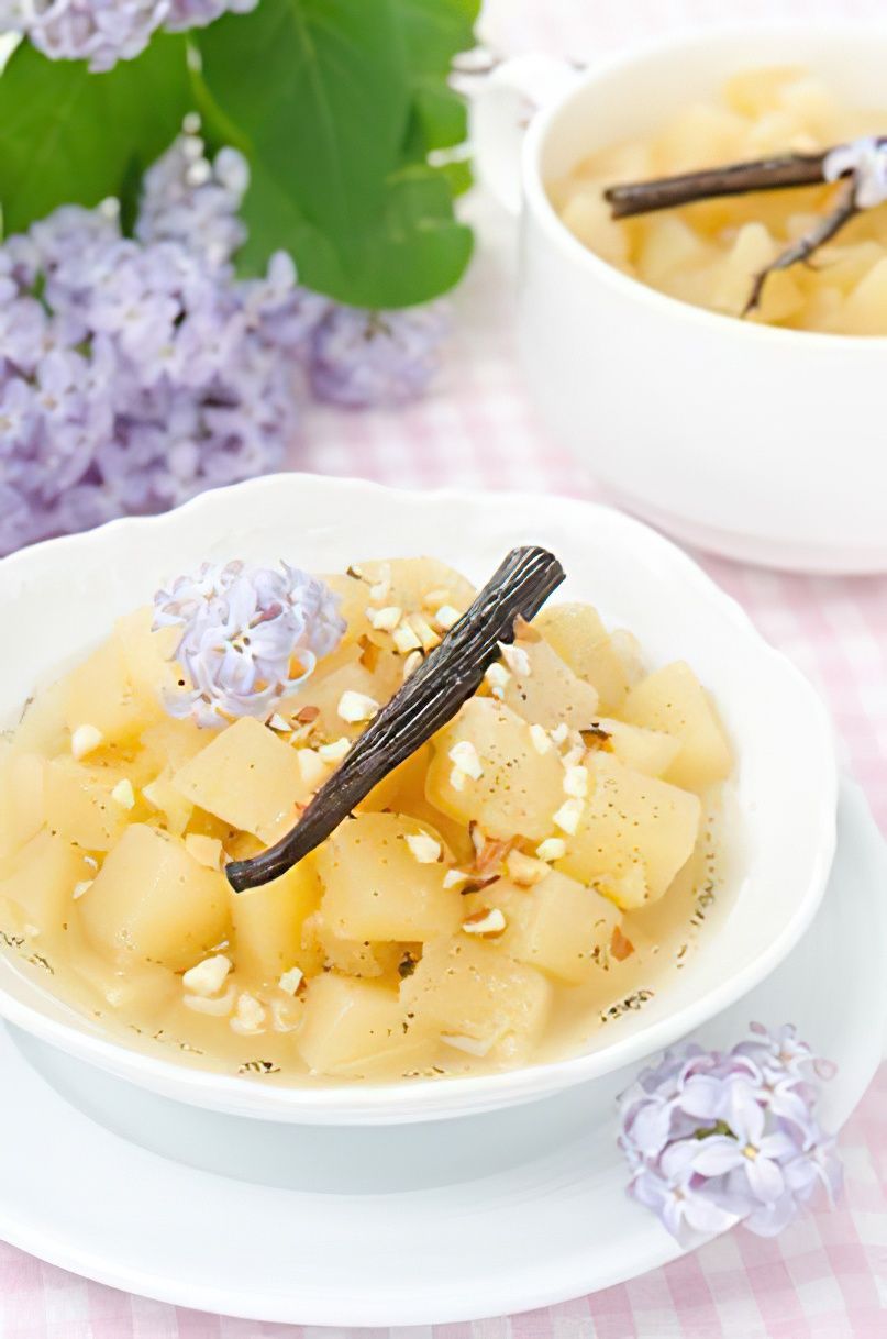 Soupe de poires au monbazillac