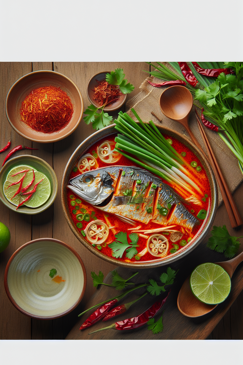 Soupe de poisson à la thaïlandaise (Tom Yam Pla)