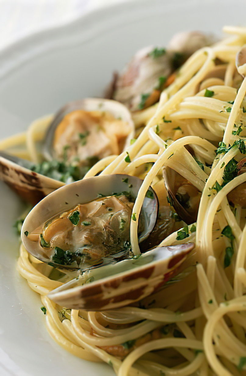 Spaghetti à la vongole (aux palourdes)