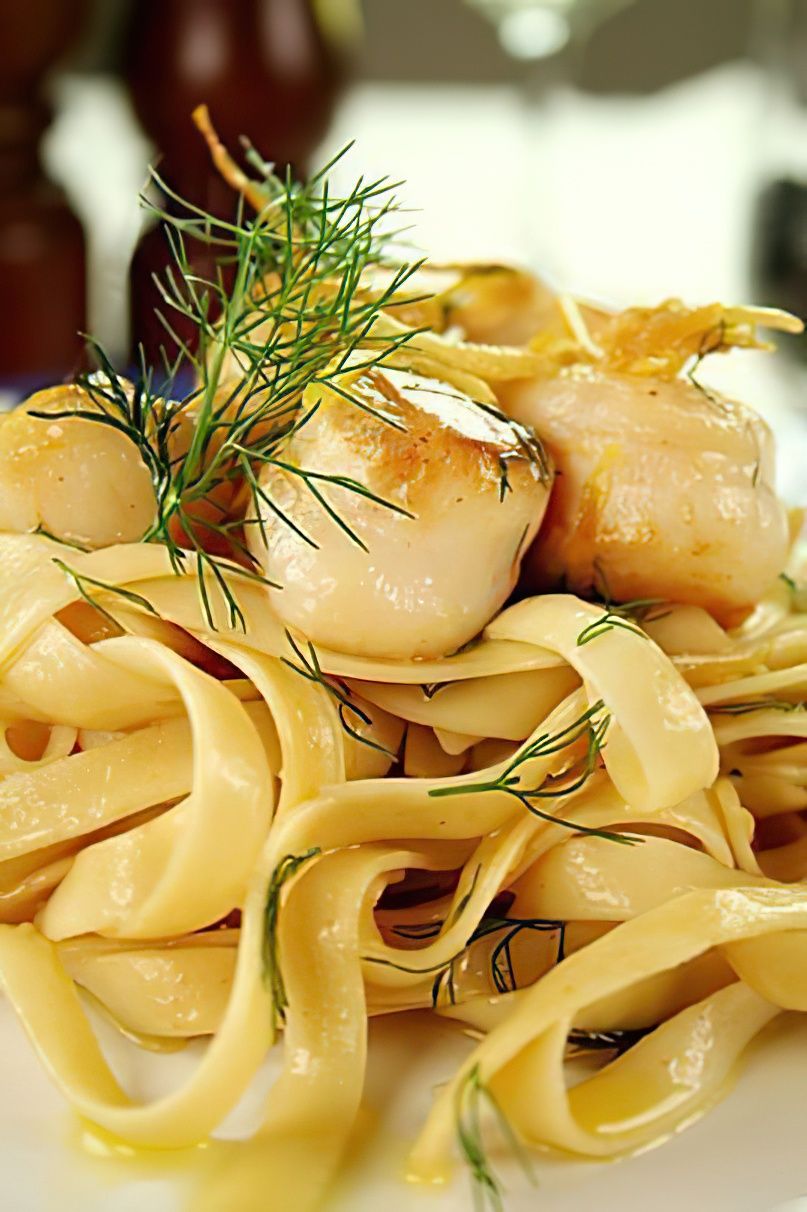 Tagliatelle aux Saint Jacques