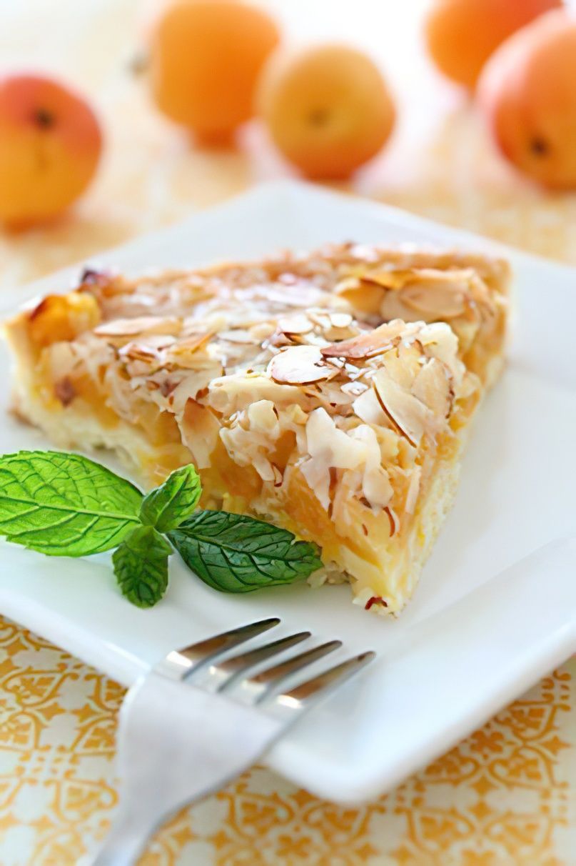 Tarte abricots amandes