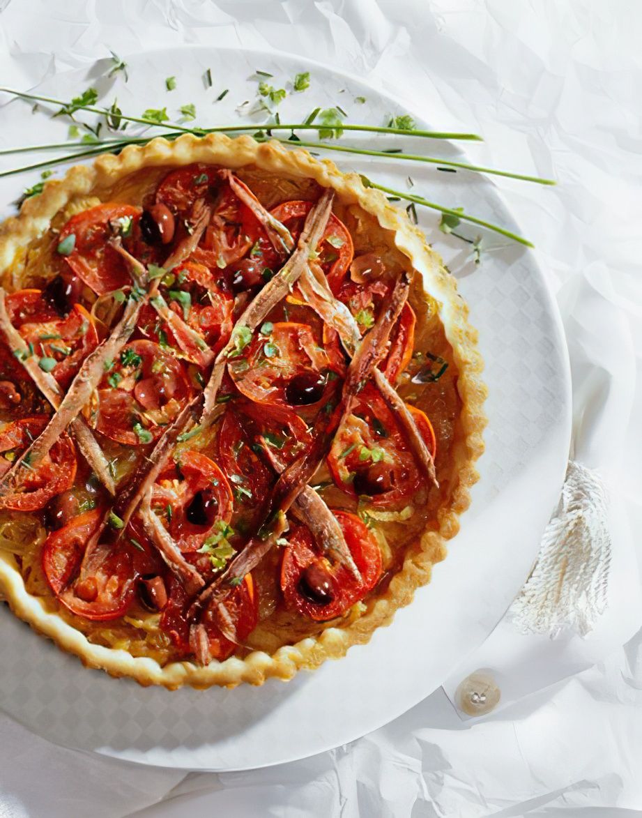 Tarte aux anchois