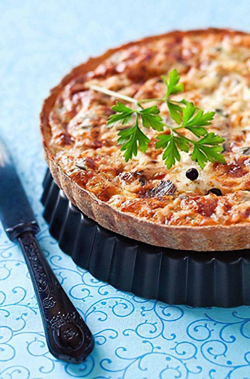 Tarte à la tomate et au thon
