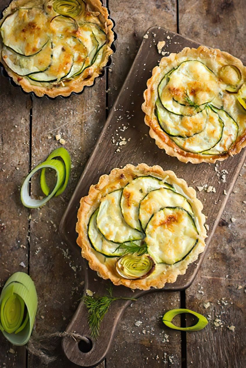 Tartelettes courgettes chèvre