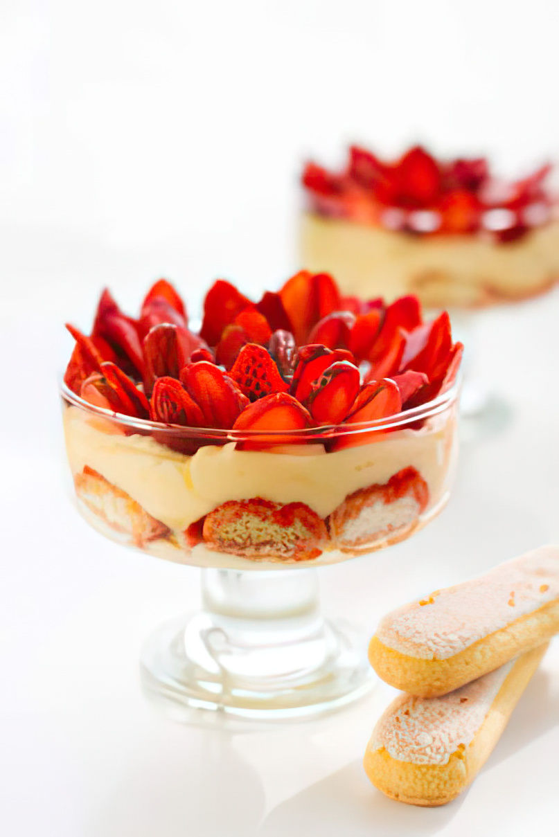 Tiramisu aux fraises