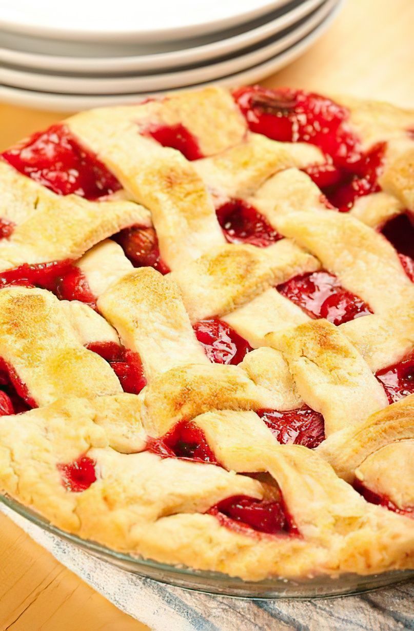 Tourte aux fruits rouges