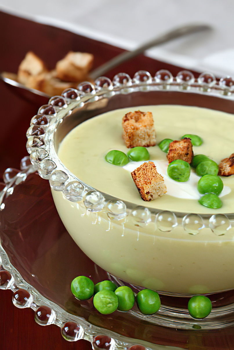 Velouté de petits pois