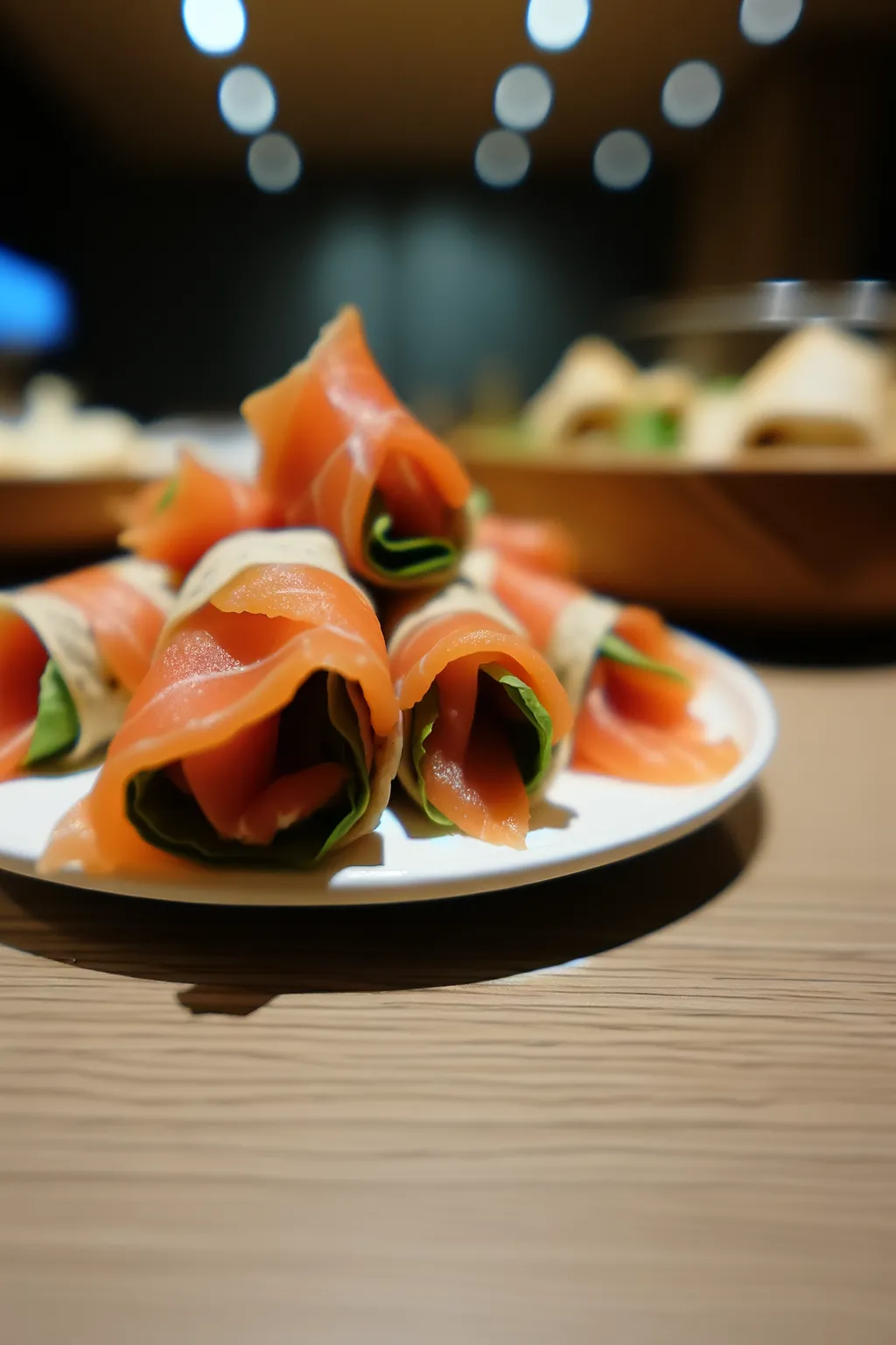 Wraps au saumon fumé